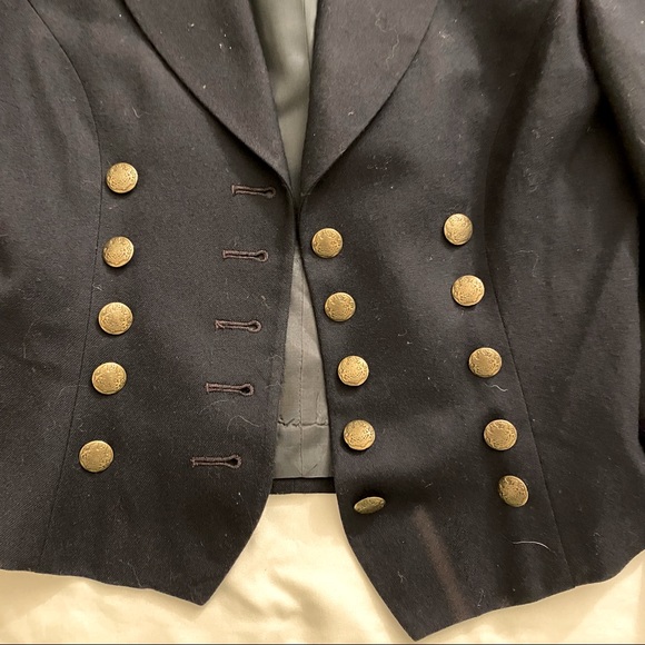 Vintage Neiman Marcus Navy Military Blazer - Picture 5 of 8